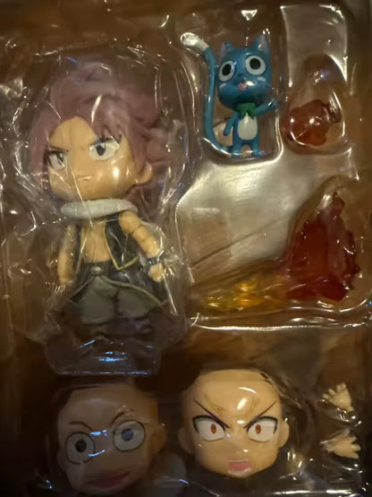 Natsu Fairy Tail Collectible Adjustable Chibi Anime Figure PVC 3.9" [Boxed]