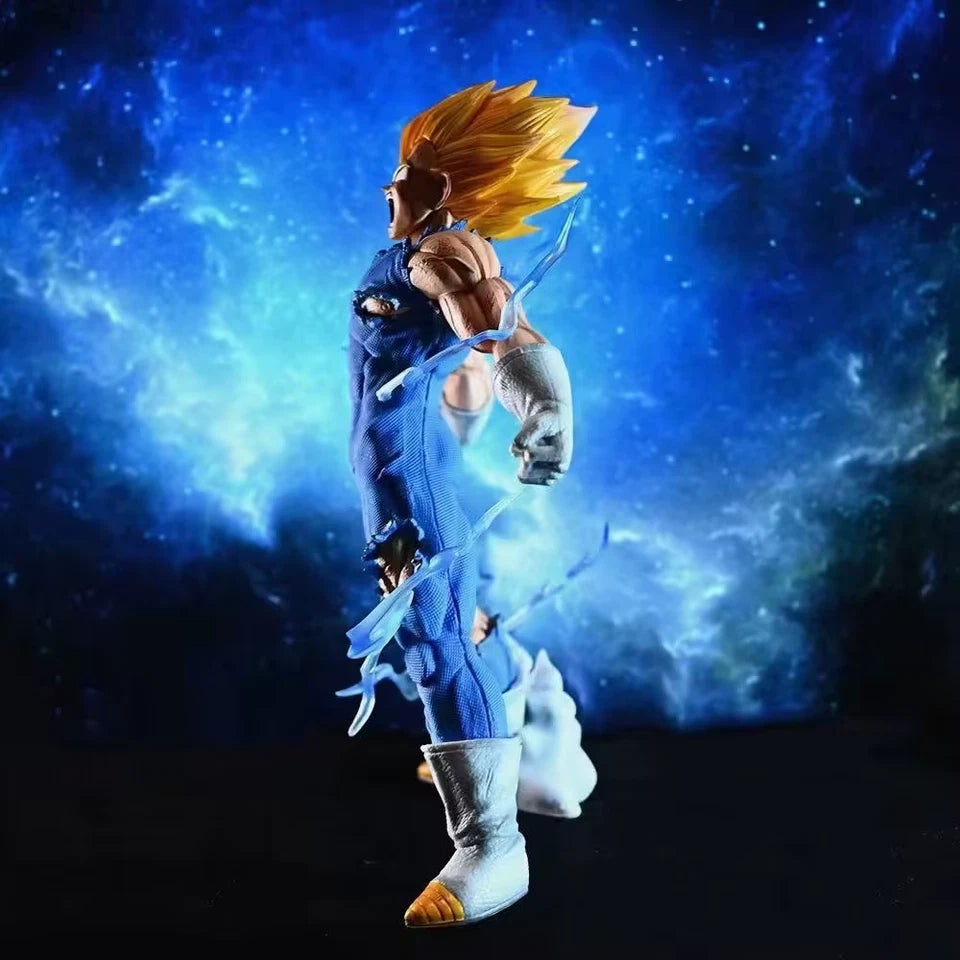 Vegeta Super Saiyan Majin Ver. Dragon Ball Z Classic Anime Figure PVC 10" [Box]