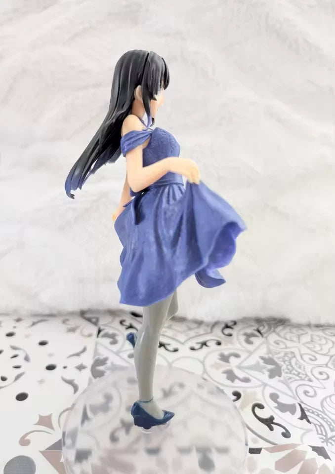 Mai Sakurajima Pretty Dress Rascal Does Not Dream Anime Kawaii Figure PVC 7.5" [No Box]