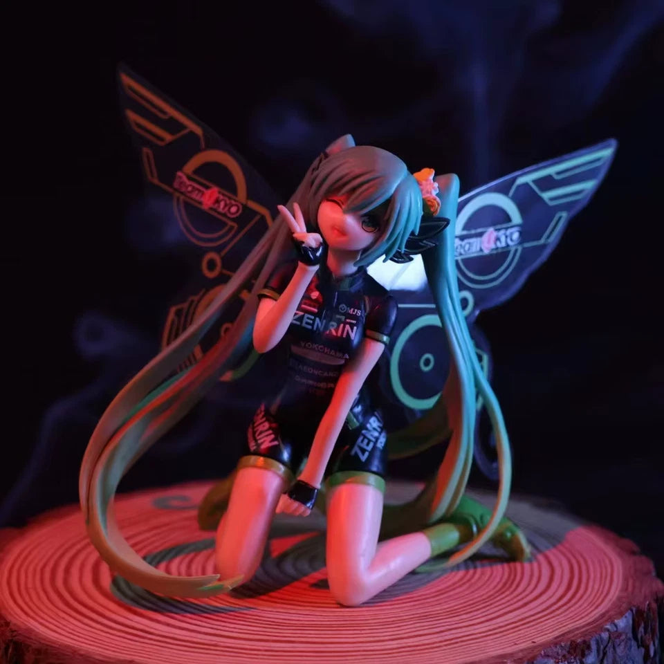 Hatsune Miku Fairy Racer Project DIVA Vocaloid Kawaii Figure PVC 4.7" [No Box]