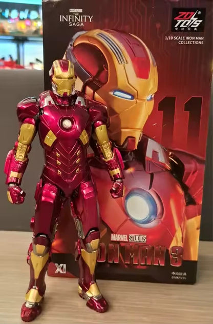 Iron Man Mark 9 Marvel Adjustable Classic Action Figure Model PVC 6.5" [Boxed]