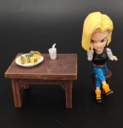 Goku, Vegeta, Gohan, Android 18, Dragon Ball Z Anime Figure PVC 3" [No Box]
