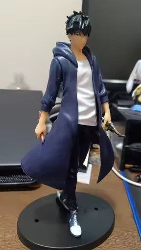 Sung Jin-woo Dual Daggers Solo Leveling Anime Figure Model Statue PVC 8" [Boxed]