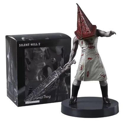 Pyramid Head and Dark Nurse Silent Hill Horror Movie Monster Figure Statue Model PVC [Boxed]
