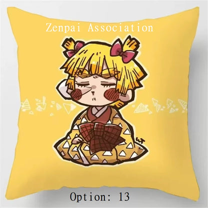Hashira Corps Demon Slayer Anime Soft Pillow Cushion Cover 2 x 2 ft