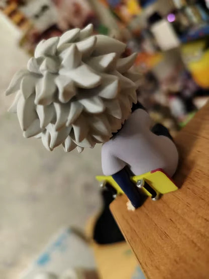 Killua Zoldyck Peace Sign Hunter x Hunter Chibi Anime Figure Model PVC 3" [Boxed]
