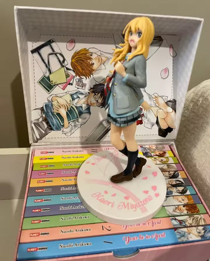 Kaori Miyazono Student Uniform Your Lie in April Cute Anime Figure PVC 7" [Boxed]