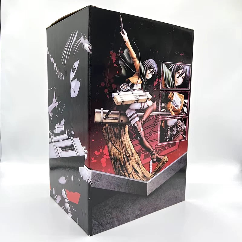 Mikasa Ackerman Attack on Titan AoT Anime Collectible Figure PVC 13.7" [Boxed]