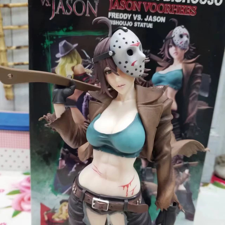 Female Jason Vorhees Collectible Scary Parody Horror Figure PVC 7" [Boxed] *Adult Collectible*