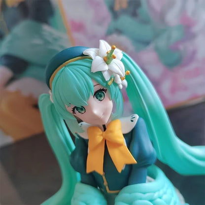 Hatsune Miku Flower Fairy Lily Project DIVA Vocaloid Kawaii Figure 4.1" [Boxed]