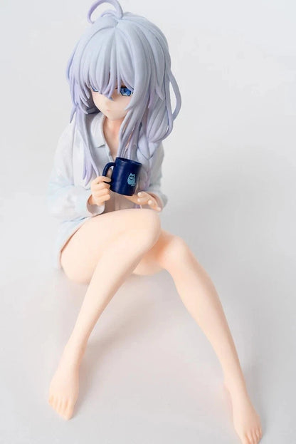 Elaina Pajamas Wandering Witch Anime Kawaii Desktop Figure PVC 4.3" [No Box] *Adult Collectible*