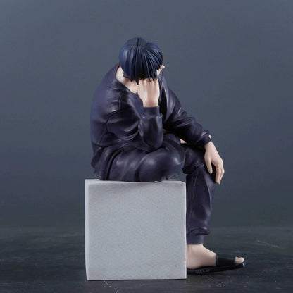 Toji Fushiguro Sitting Jujutsu Kaisen Desktop Anime Figure Model PVC 4.7" [Boxed]