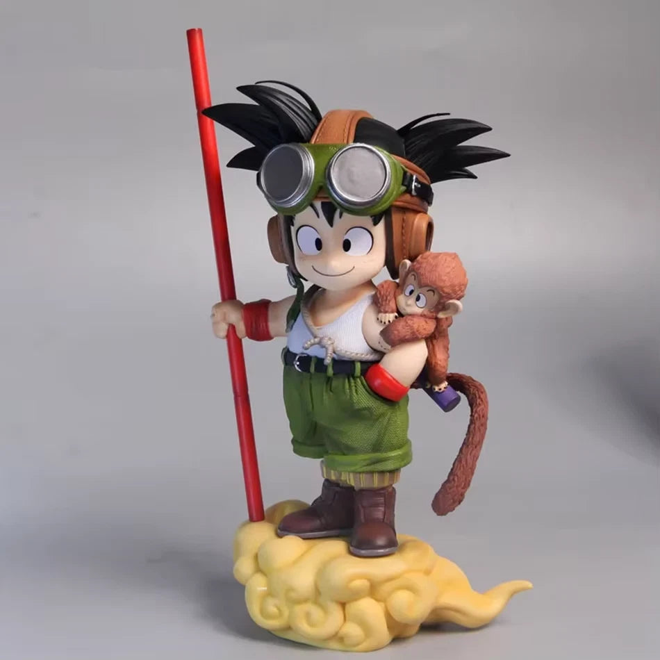 Young Goku & Monkey Dragon Ball Z Anime Collectible Figure PVC 5.5" [Boxed]