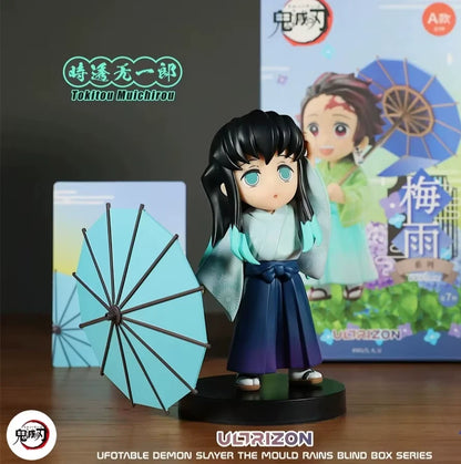 Tanjiro, Nezuko, Muichiro, Zenitsu, Mitsuri, Tengen Demon Slayer Collectible Anime Figure PVC 4.5" [Boxed]