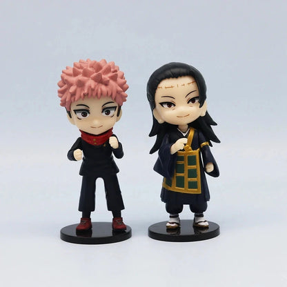 7 PCS Jujutsu Kaisen Anime Collectibles Kawaii Chibi Figurines PVC 3" [No Box]