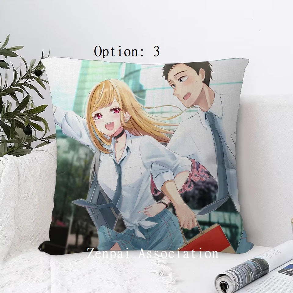 Marin My Dress-Up Anime Kawaii Pillow Cushion Cover 1.5 x 1.5 ft