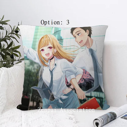 Marin My Dress-Up Anime Kawaii Pillow Cushion Cover 1.5 x 1.5 ft