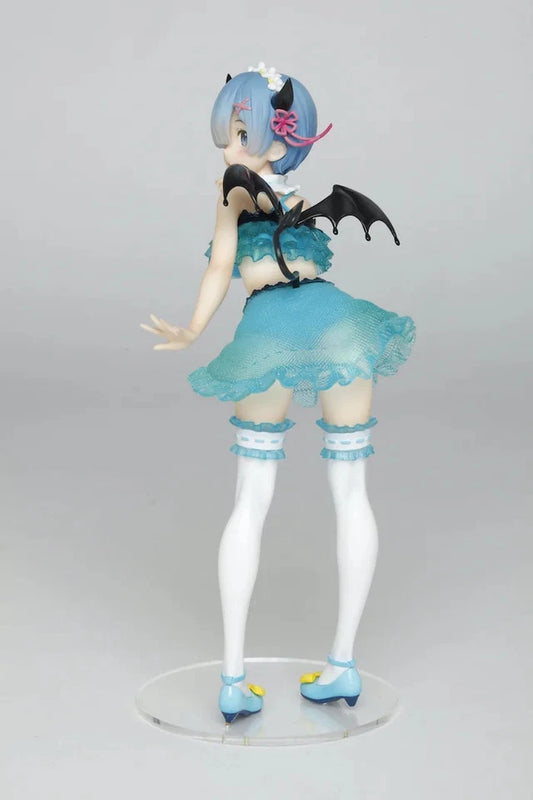 Rem Succubus Re: Zero Anime Kawaii Petite Figure PVC 8" [No Box]