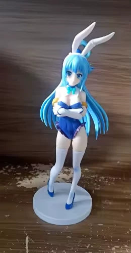 Aqua Bunny Girl KonoSuba Popular Kawaii Anime Figure Model Statue PVC 10" [Boxed]