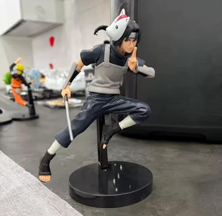 Itachi Uchiha ANBU Naruto Anime Collectible Action Figure PVC 6" [No Box]