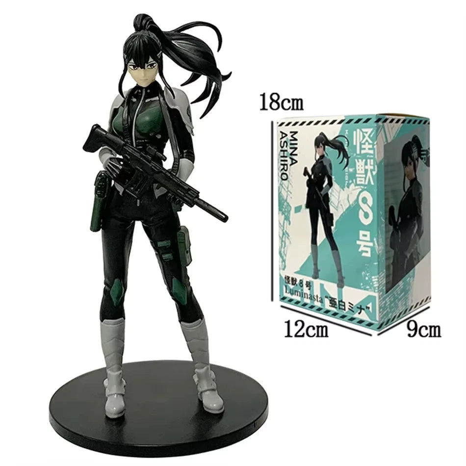 Mina Ashiro Combat Suit Kaiju No. 8 Beloved Anime Figure PVC 5.9" [Boxed)