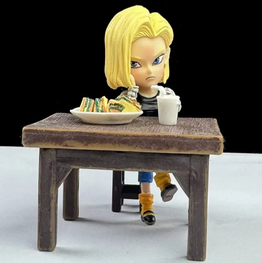 Goku, Vegeta, Gohan, Android 18, Dragon Ball Z Anime Figure PVC 3" [No Box]