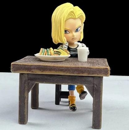 Goku, Vegeta, Gohan, Android 18, Dragon Ball Z Anime Figure PVC 3" [No Box]