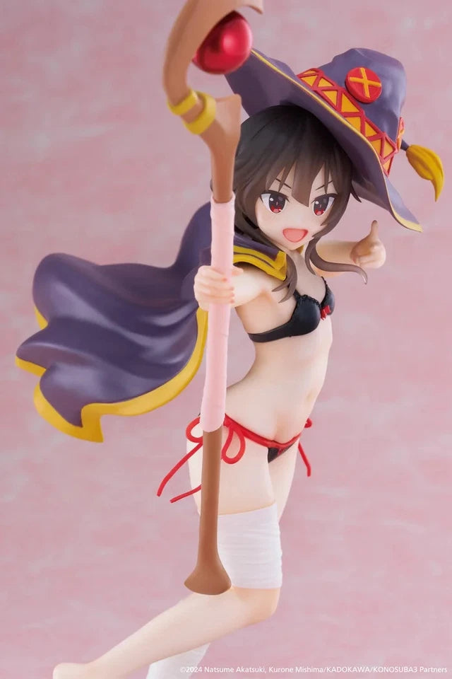 Megumin Bikini KonoSuba Anime Collectible Petite Kawaii Figure PVC 7" [Boxed]