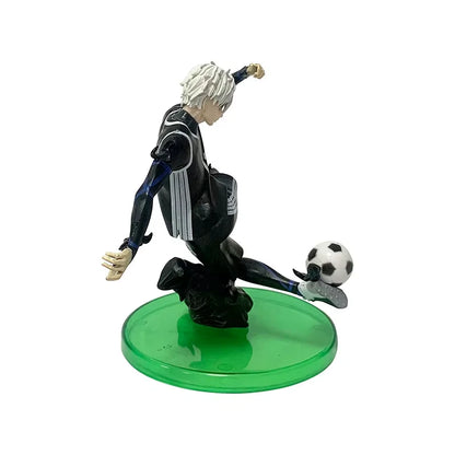 Seishiro Nagi Soccer Jersey Blue Lock Anime Figure Model Statue PVC 4" [No Box]