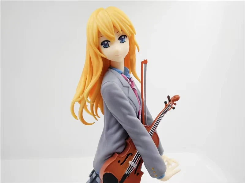 Kaori Miyazono Violinist Your Lie in April Kawaii Anime Figure PVC 7.8" [No Box]