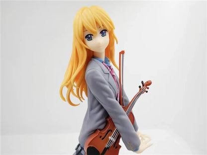Kaori Miyazono Violinist Your Lie in April Kawaii Anime Figure PVC 7.8" [No Box]