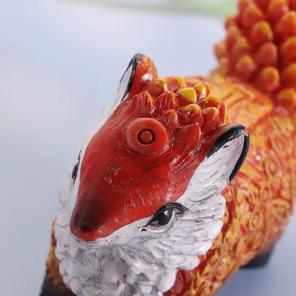 Amatsu Fox Chaste☆Chase! Ornament Home Decor Cute Statue Resin PVC 1.5" [No Box]