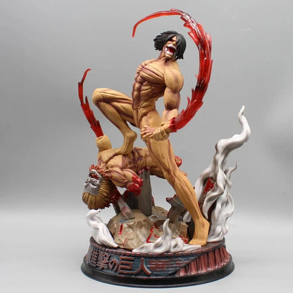 Eren vs Jaw Titan Attack on Titan AOT Best-Selling Anime Figure PVC 11.4" [Boxed]