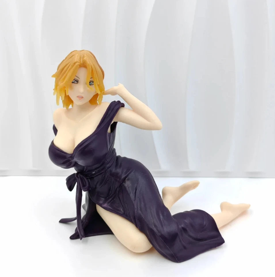 Rangiku Matsumoto Relax Time Bleach Kawaii Anime Figure Model Statue PVC 4" [Boxed]