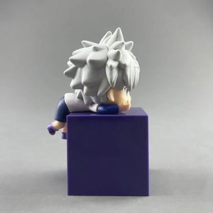 Killua, Gon, Kurapika, Hisoka Chibi Hunter × Hunter Anime Figure Model Statue PVC 4" [Boxed]
