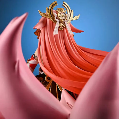 Yae Miko Cheongsam Katsune Genshin Impact RPG Kawaii Figure PVC 8.8" [Boxed]