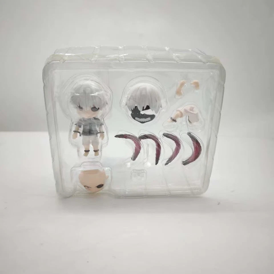 Kaneki Ken Tokyo Ghoul Anime Adjustable Kawaii Chibi Figurine PVC 3.9" [Boxed]