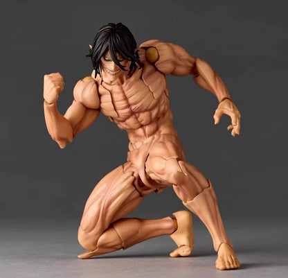 Eren Attack on Titan Form AoT Adjustable Action Anime Figure PVC 5.9 in [Boxed]