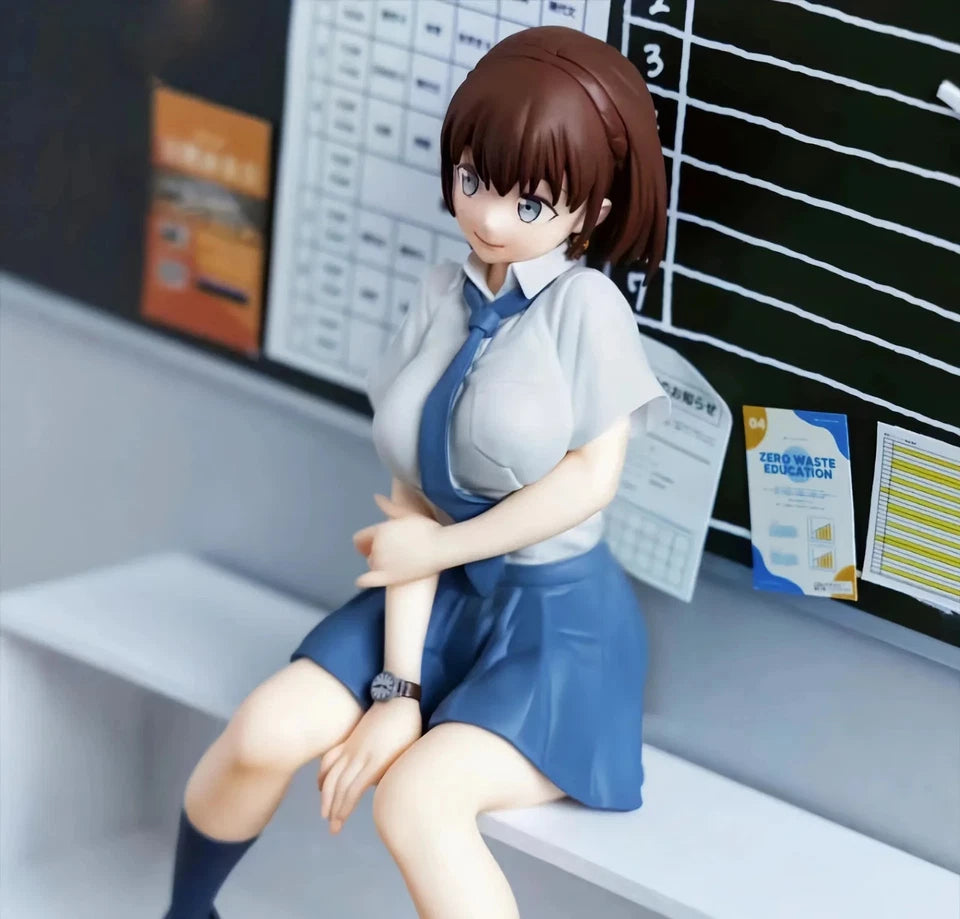 Ai-chan Student Uniform Tawawa on Monday Cute Anime Figure Model PVC 5" [No Box]