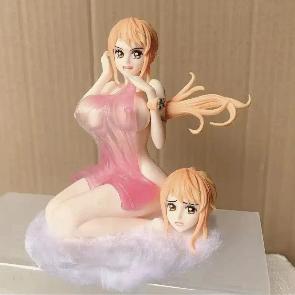 Nami Bathing Scene One Piece Cast Off Anime Figure PVC 5" [Adult Collectible]