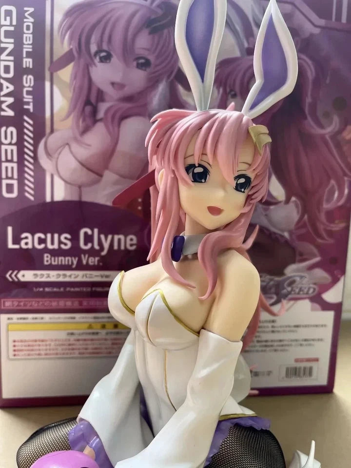Lacus Clyne Bunny Mobile Suit Gundam SEED Anime Figure Model Statue PVC 11" [Boxed]