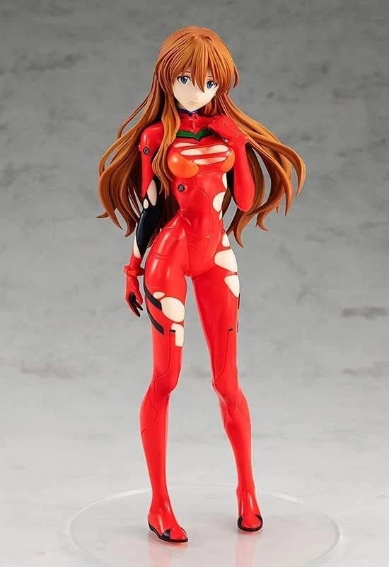 Asuka Torn Pilot Suit Neon Genesis Evangelion Anime Collectible Figure PVC 7" [No Box]
