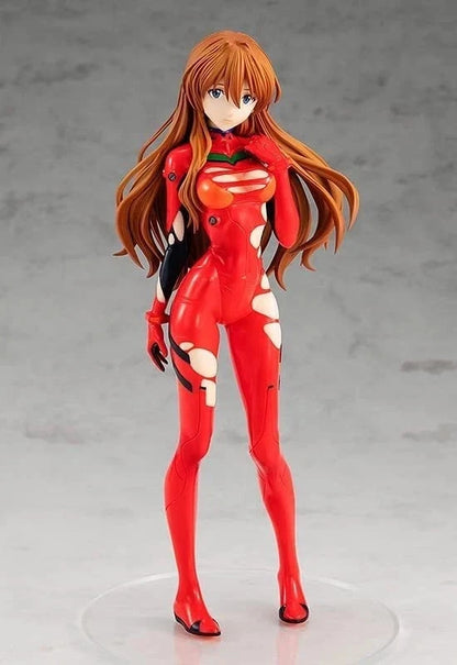 Asuka Torn Pilot Suit Neon Genesis Evangelion Anime Collectible Figure PVC 7" [No Box]