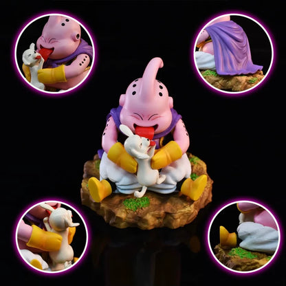 Majin Buu Sitting Kawaii Dragon Ball Z Cute Anime Figure Model PVC 3.3" [No Box]
