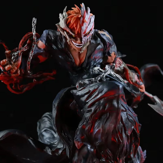 Ichigo Kurosaki Hollow Mask Bleach Collectible Anime Figure PVC 8.6" [Boxed]