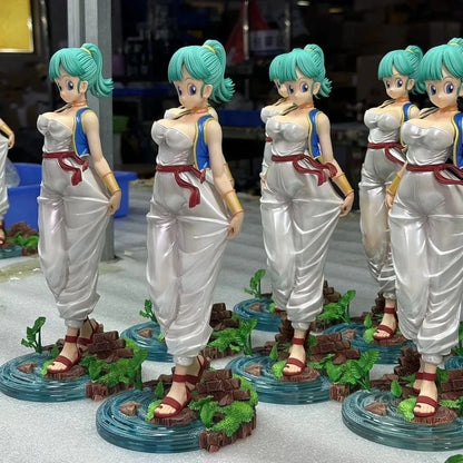 Bulma Arabian Style Dragon Ball Z Curvy Anime Figure PVC 11" [No Box] *Adult Collectible*