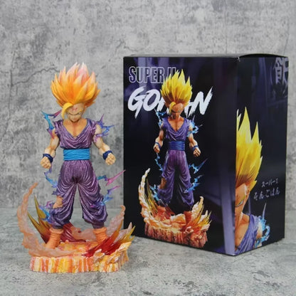 Gohan Super Saiyan Dragon Ball Z Classic Anime Figure Model PVC 9.5" [Boxed]