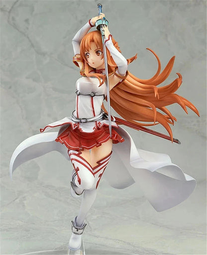 Asuna Knight Of The Blood Sword Art Online Anime Kawaii Figure PVC 8.2" [Boxed]
