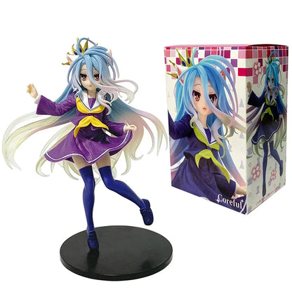 Shiro Neko No Game No Life Anime Collectible Kawaii Figure PVC 7" [Boxed]