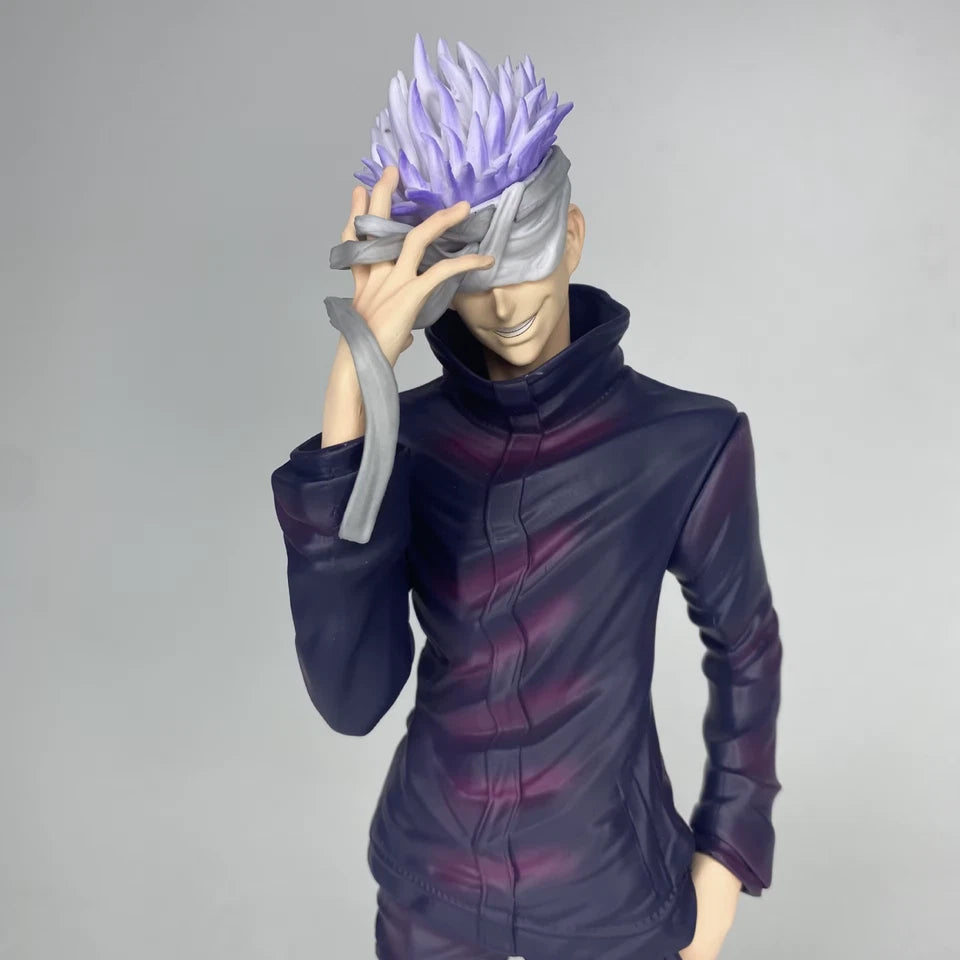 Satoru Gojo Blindfold Jujutsu Kaisen Anime Figure Model Statue PVC 12" [Boxed]